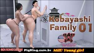 Porn comics Kobayashi Family. Chapter 1. CrazyDad3D