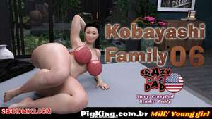 Porn comics Kobayashi Family. Chapter 5. CrazyDad3D