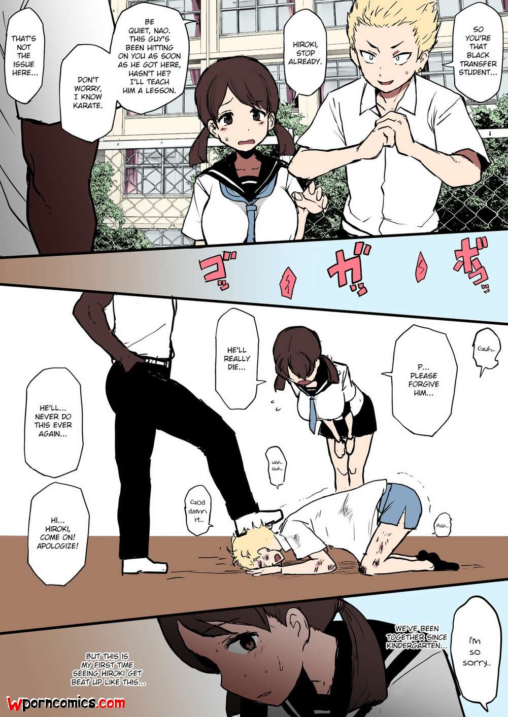 Porn comics Kokujin no Tenkousei NTR. Terasu MC.