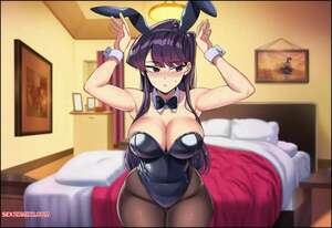 Porn comics Komi In Bunny Girl Costume. NoberU