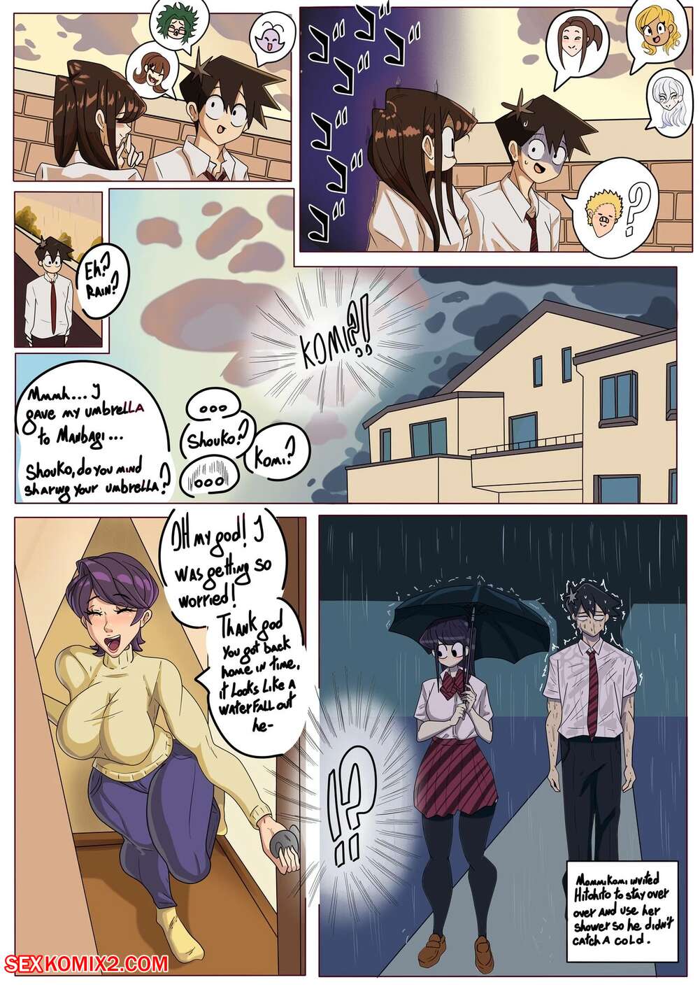 Porn comics Komi San. Sleepless. Daysy Marunss