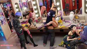 Porn comics KPop Demon Hunters Fan Service. Auxtasy