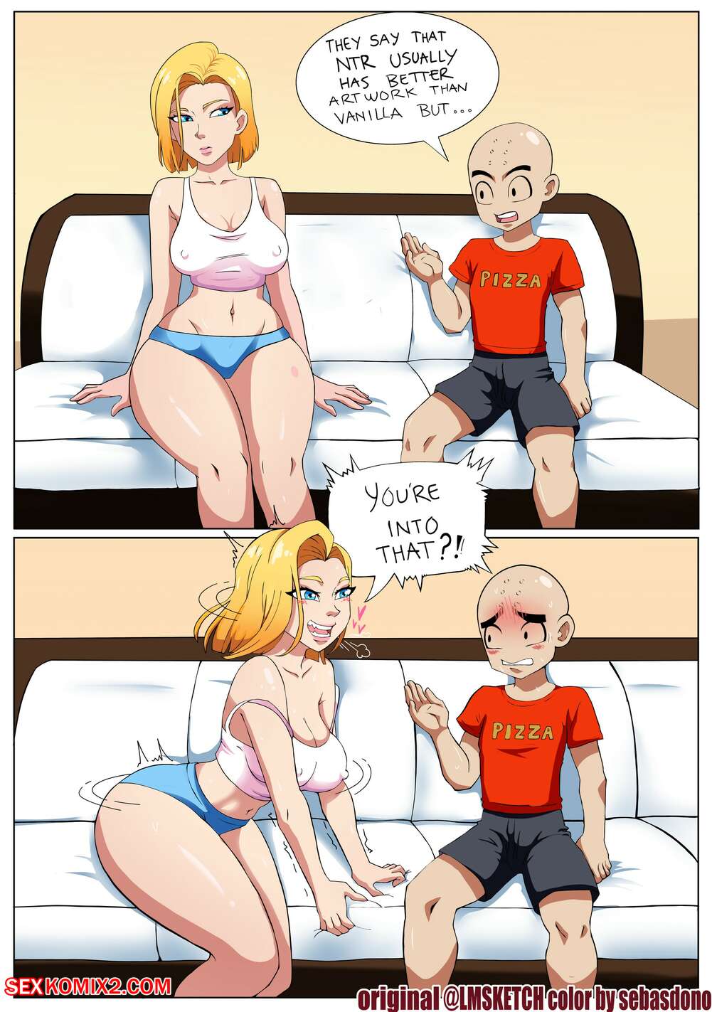 Porn comics Krilin into NTR. sebasdono & LMsketch