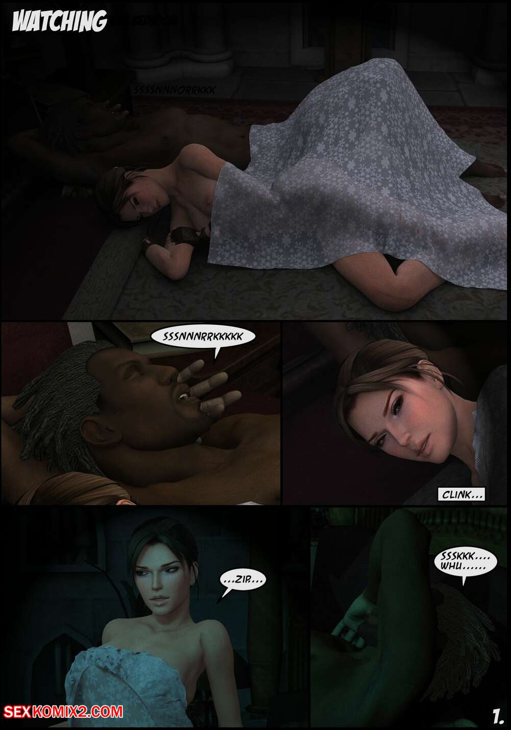 Porn comics Lara Croft and Doppelganger