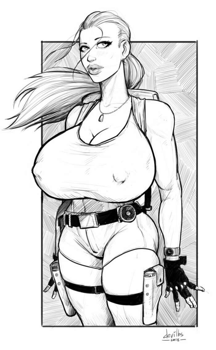Porn comics Lara Croft Full Mouth. DevilHS.