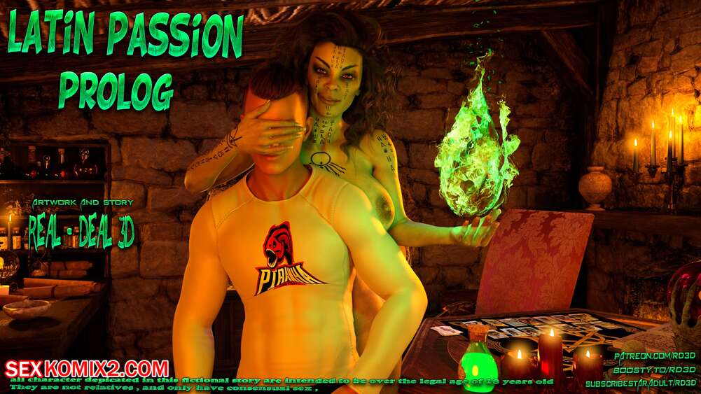 Porn comics Latin Passion. Prologue. RealDeal 3D.