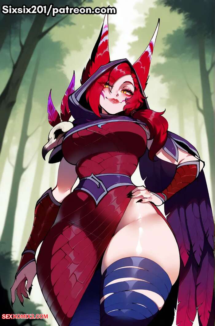 Porn comics League of Legends. Xayah Sixsix201