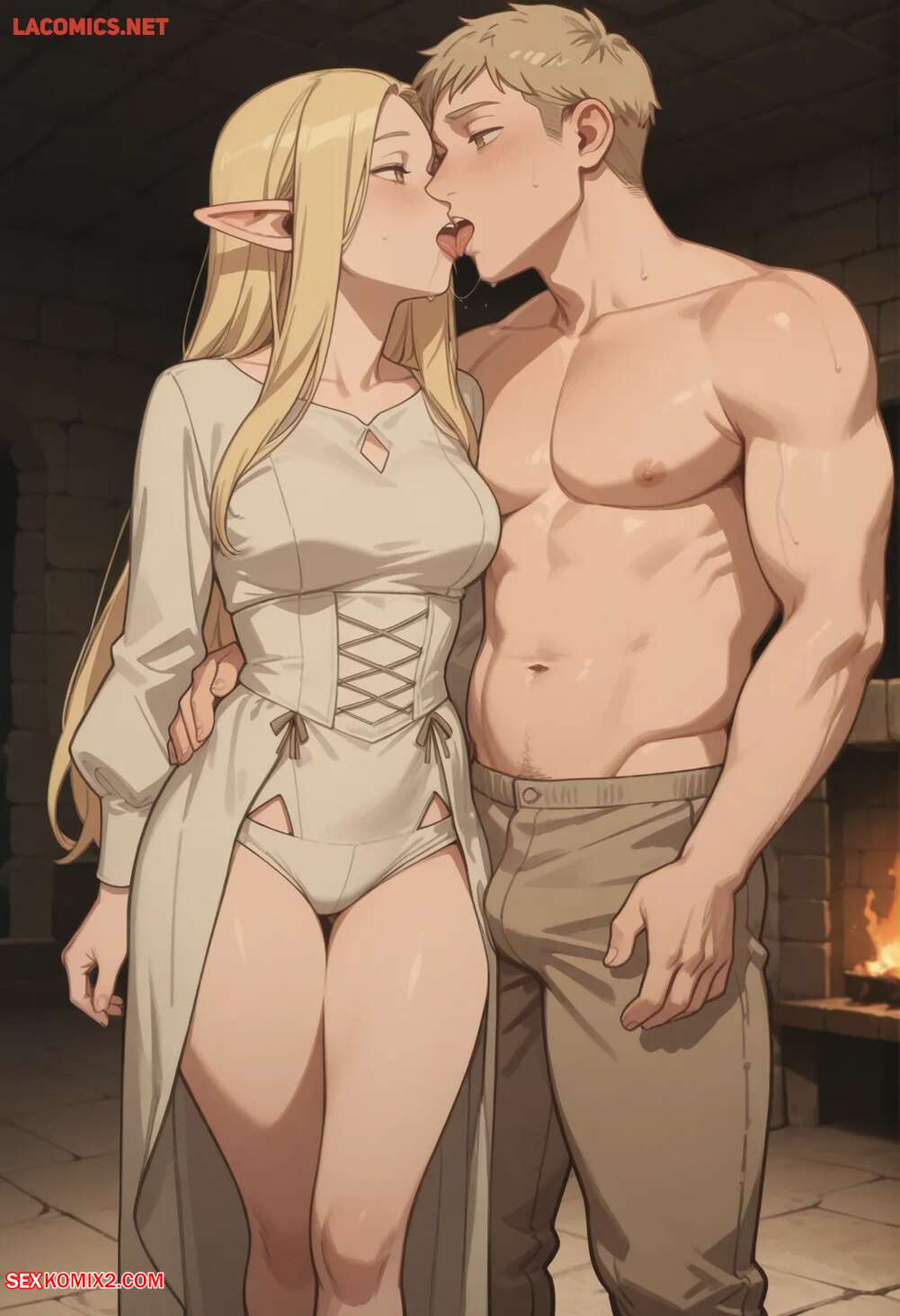 Porn comics Left Behind. Marcille x Laios. Scarlet Meow