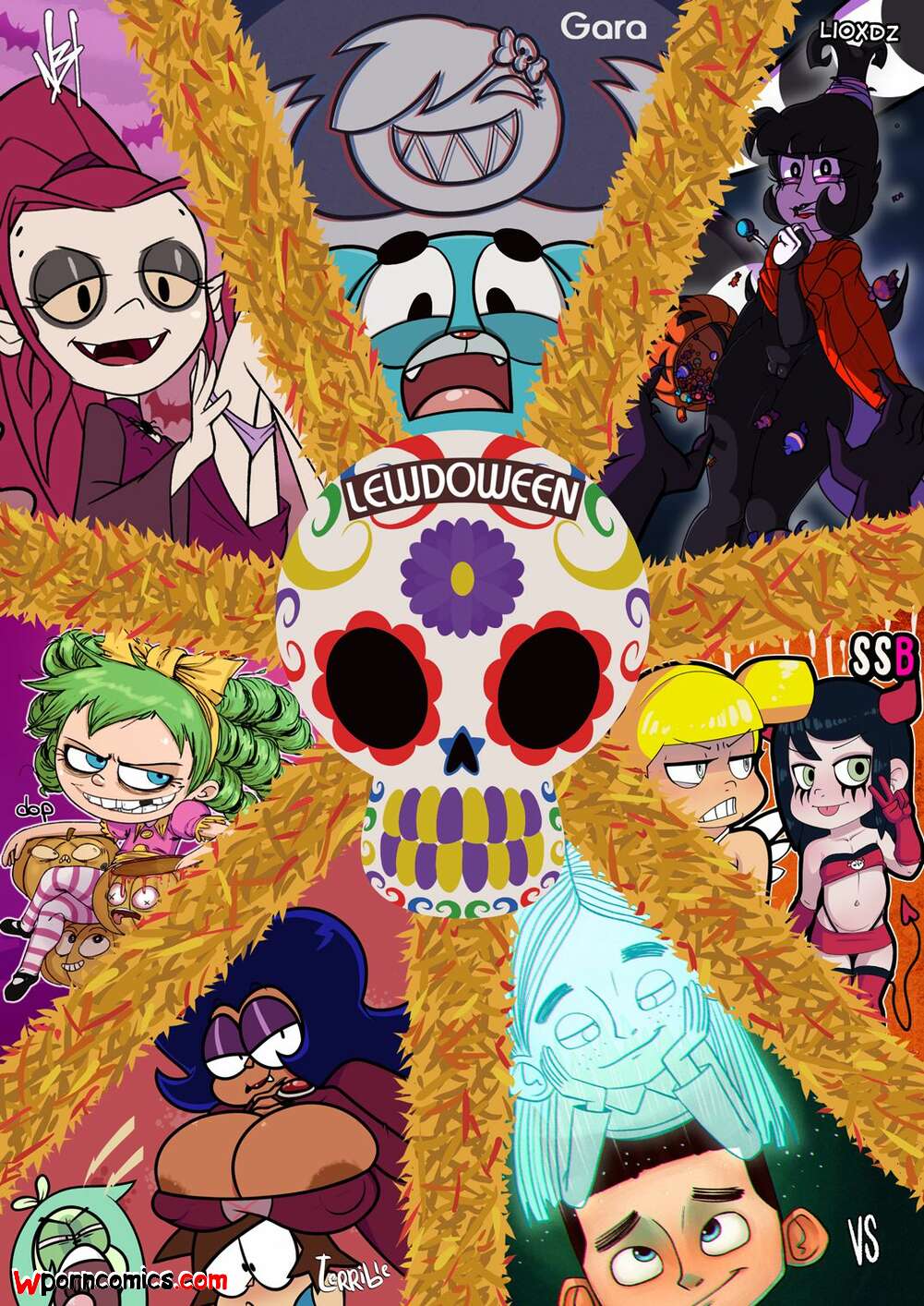 Porn comics Lewdoween. Various. N3F.