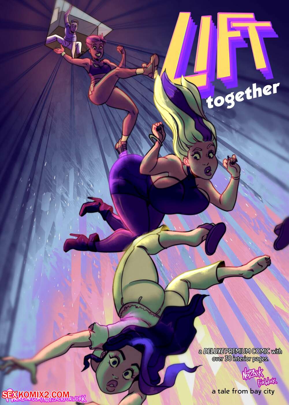Porn comics Lift Together 2. notzackforwork