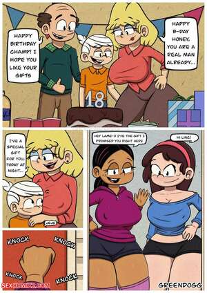 Porn comics Lincolns Present. The Loud House. Greendogg