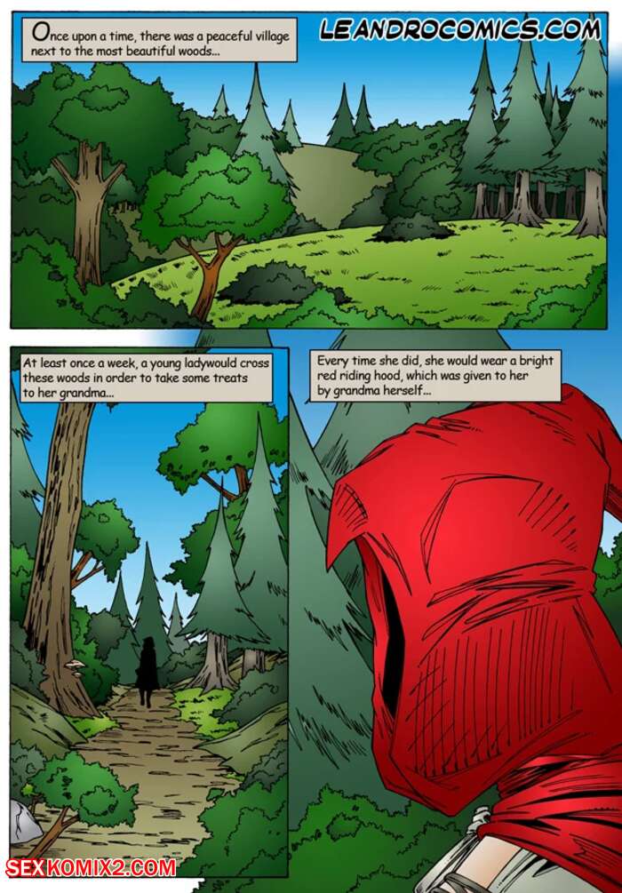 Porn comics Little Red Riding Hood. Chapter 1. Leandro Comics.
