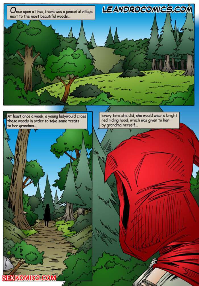 Porn comics Little Red Riding Hood. Leandro Comics.