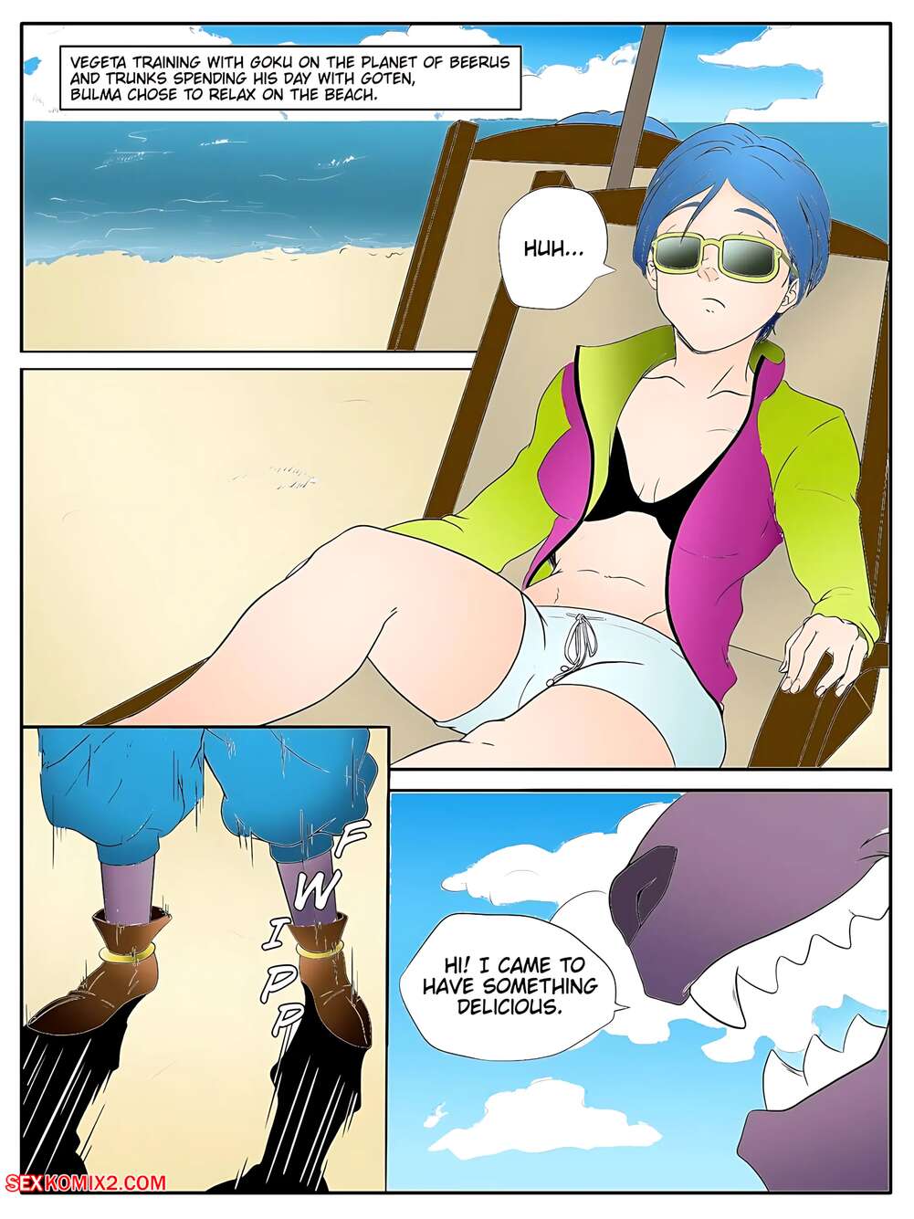 Porn comics Loosening With a God. Dragon Ball. Sloghy