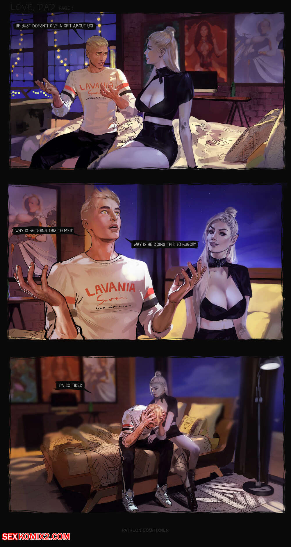 Porn comics Love Dad. Tixnen