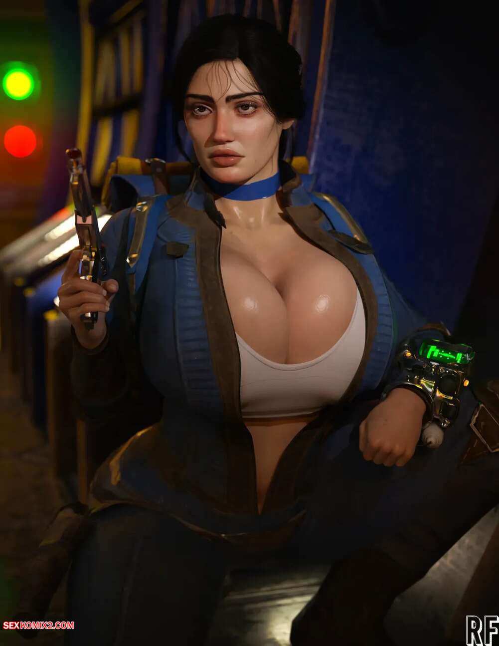 Porn comics Lucy MacLean. Fallout TV. Rude Frog