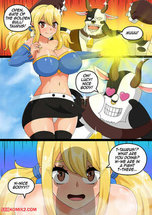 Porn comics Lucy X Taurus. Erebeta. Fairy Tail