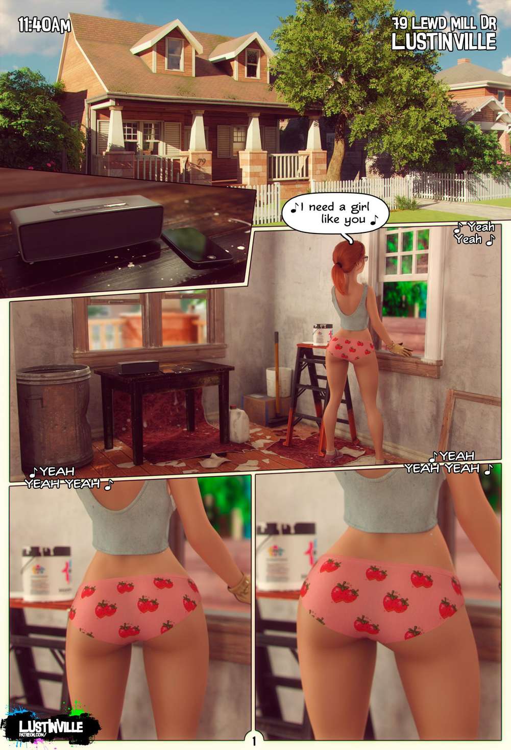 Porn comics LustInVille. Part 5.