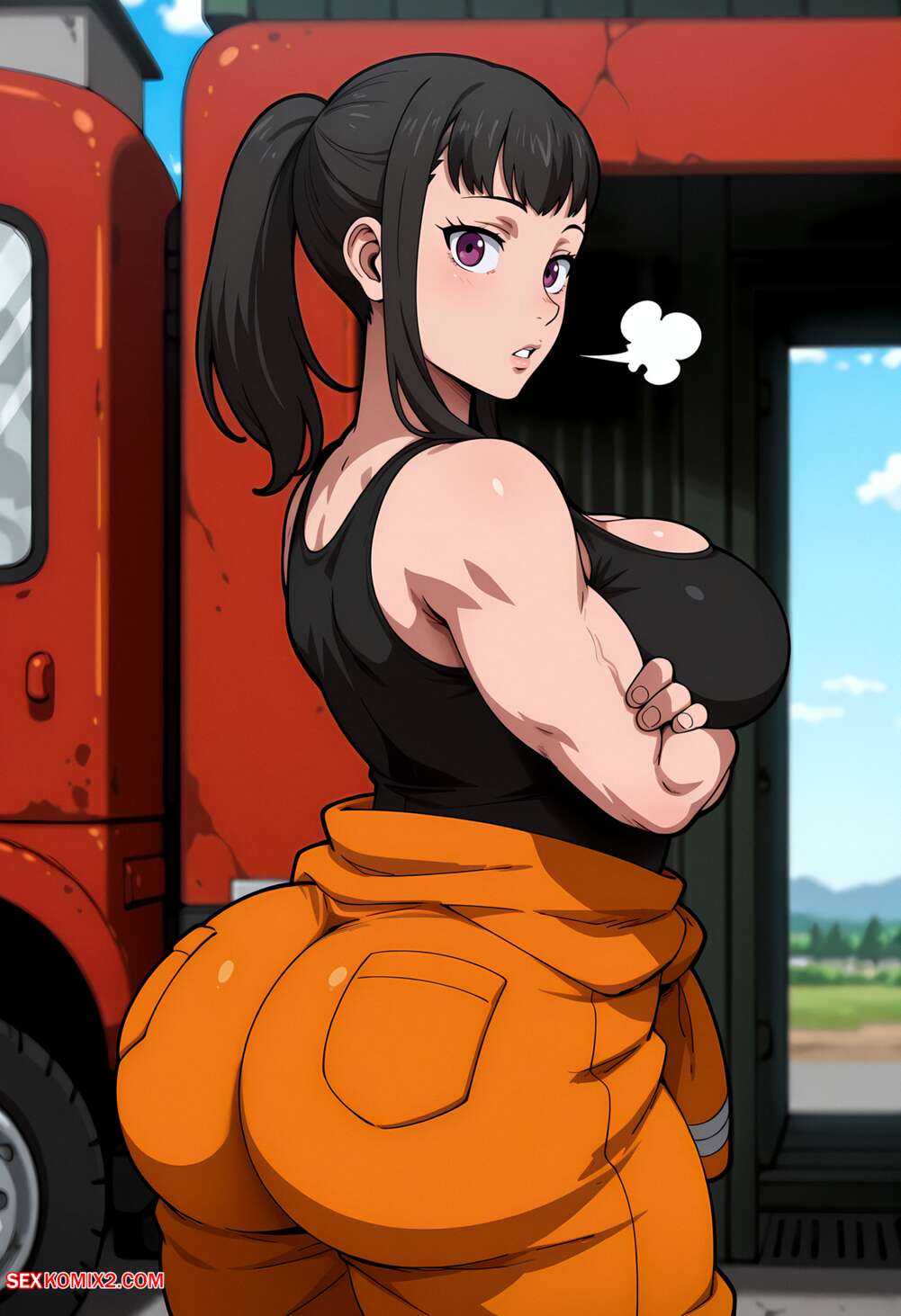 Porn comics Maki Oze. Floxin