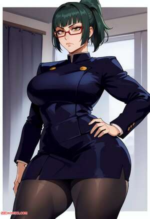 Porn comics Maki Zenin x BBC. Floxin