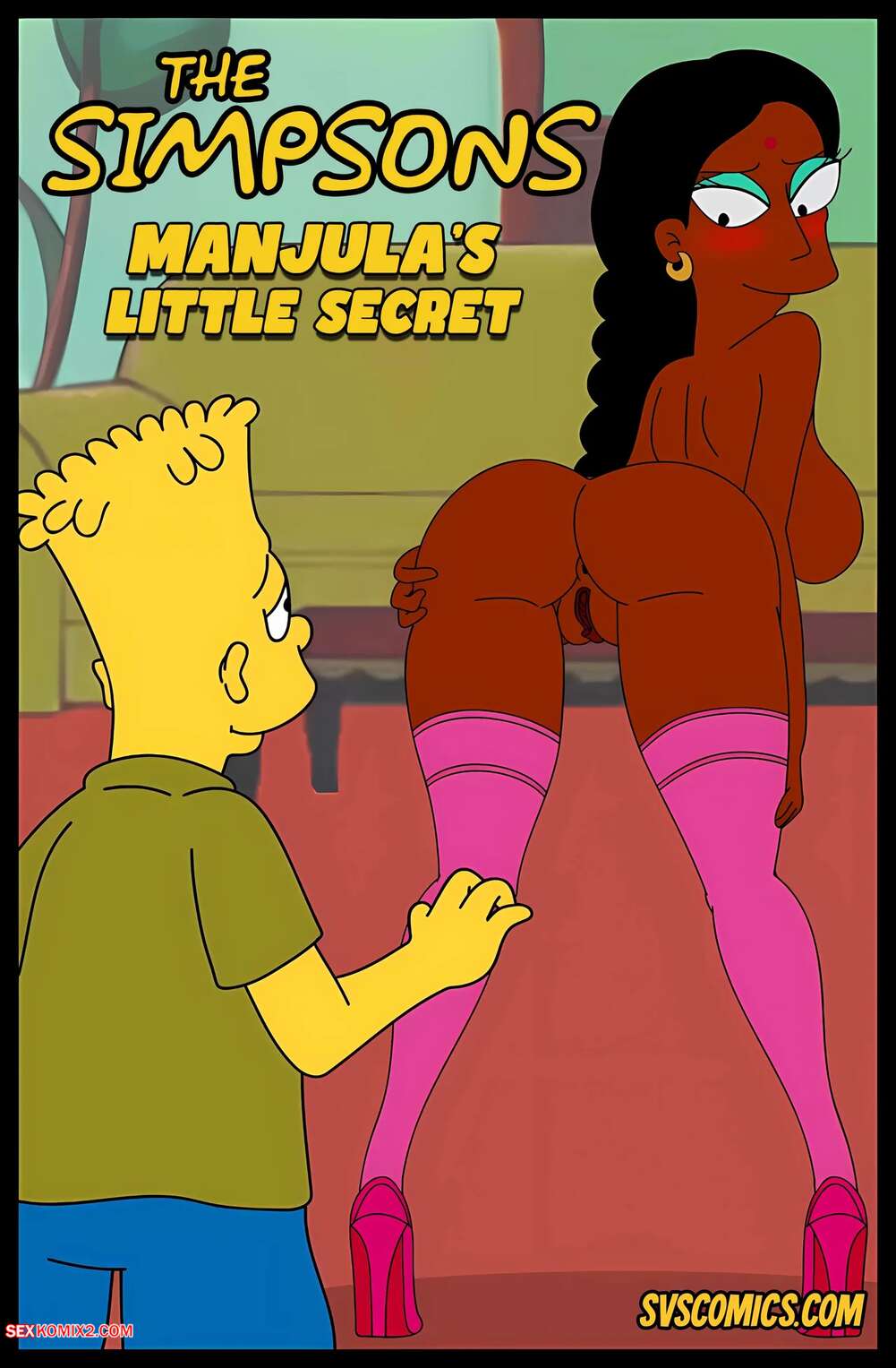 Porn comics Manjulas Little Secret. The Simpsons. SVSComics