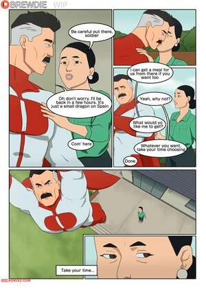 Porn comics Mark x Debbie. Invincible. Brewdie