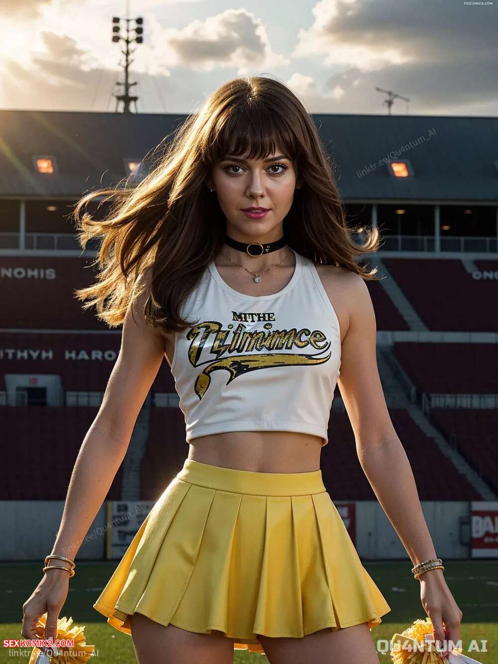 Porn comics Mary Elizabeth Winstead. Retro Cheerleader. QuantumAI
