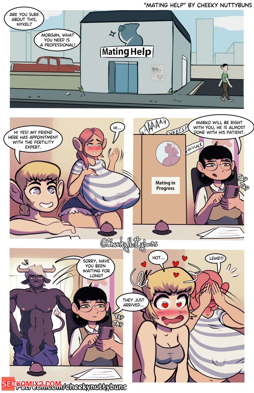 Porn comics Mating Help. Cheeky Nuttybuns