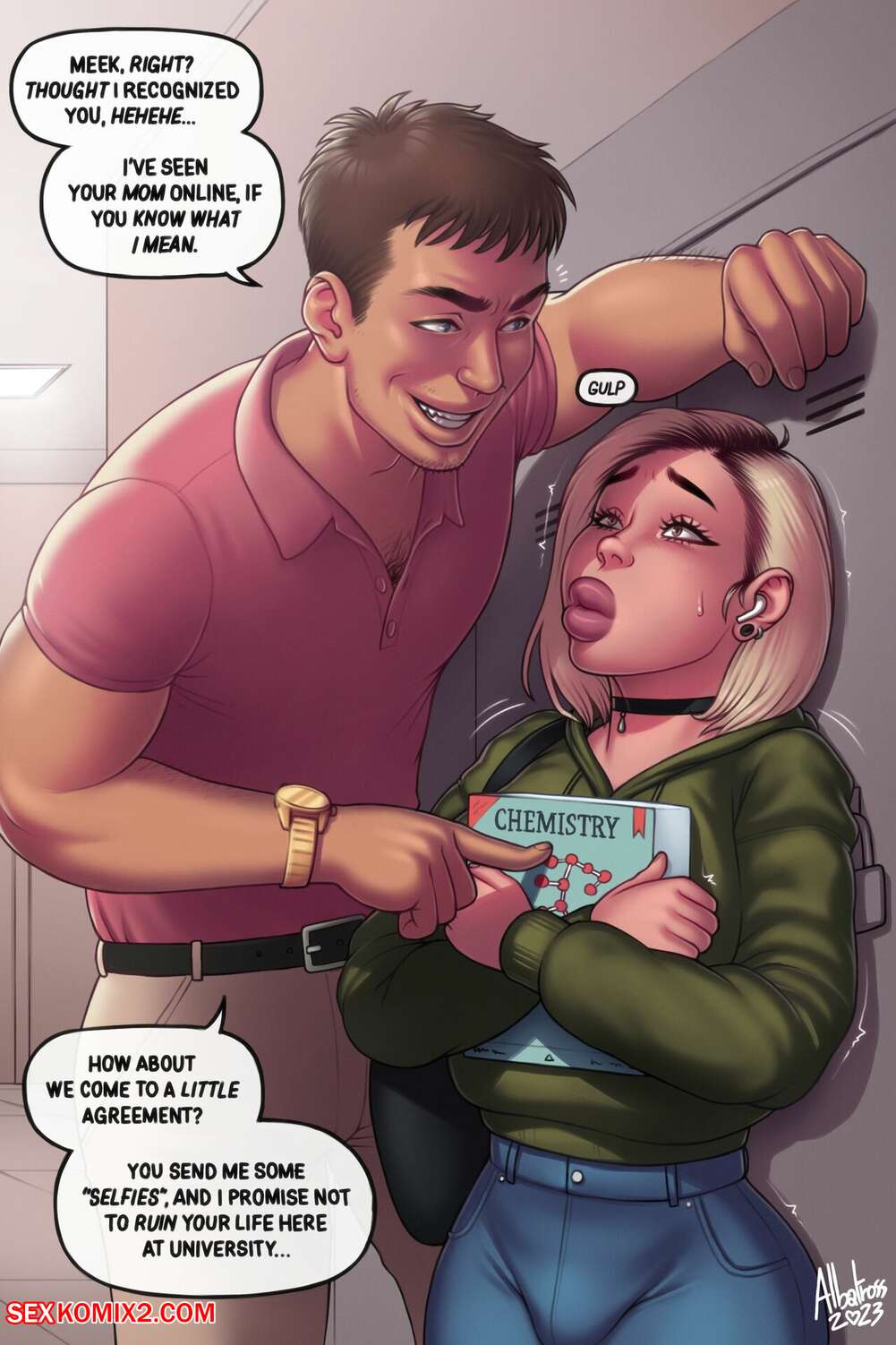 Porn comics Meek At Uni. Albatross.