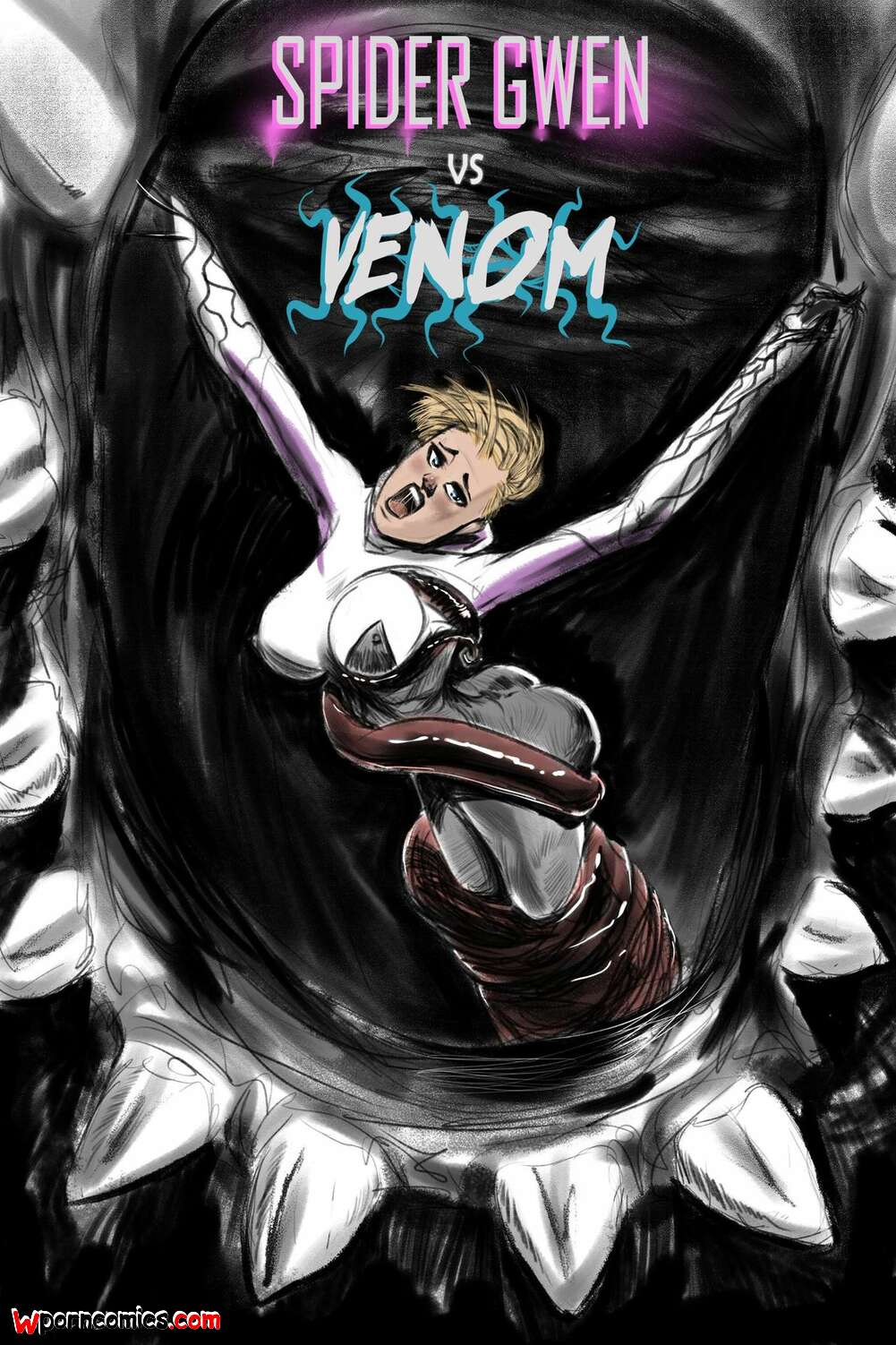 Porn comics Meinfischer. SpiderMan. SpiderGwen vs Venom
