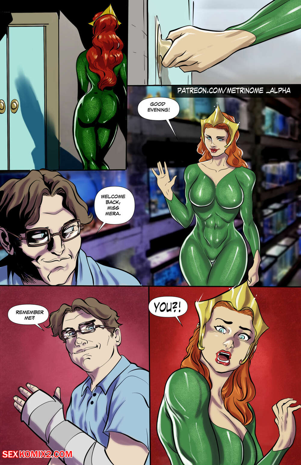 Porn comics Mera Gets Blackmailed. Metrinome