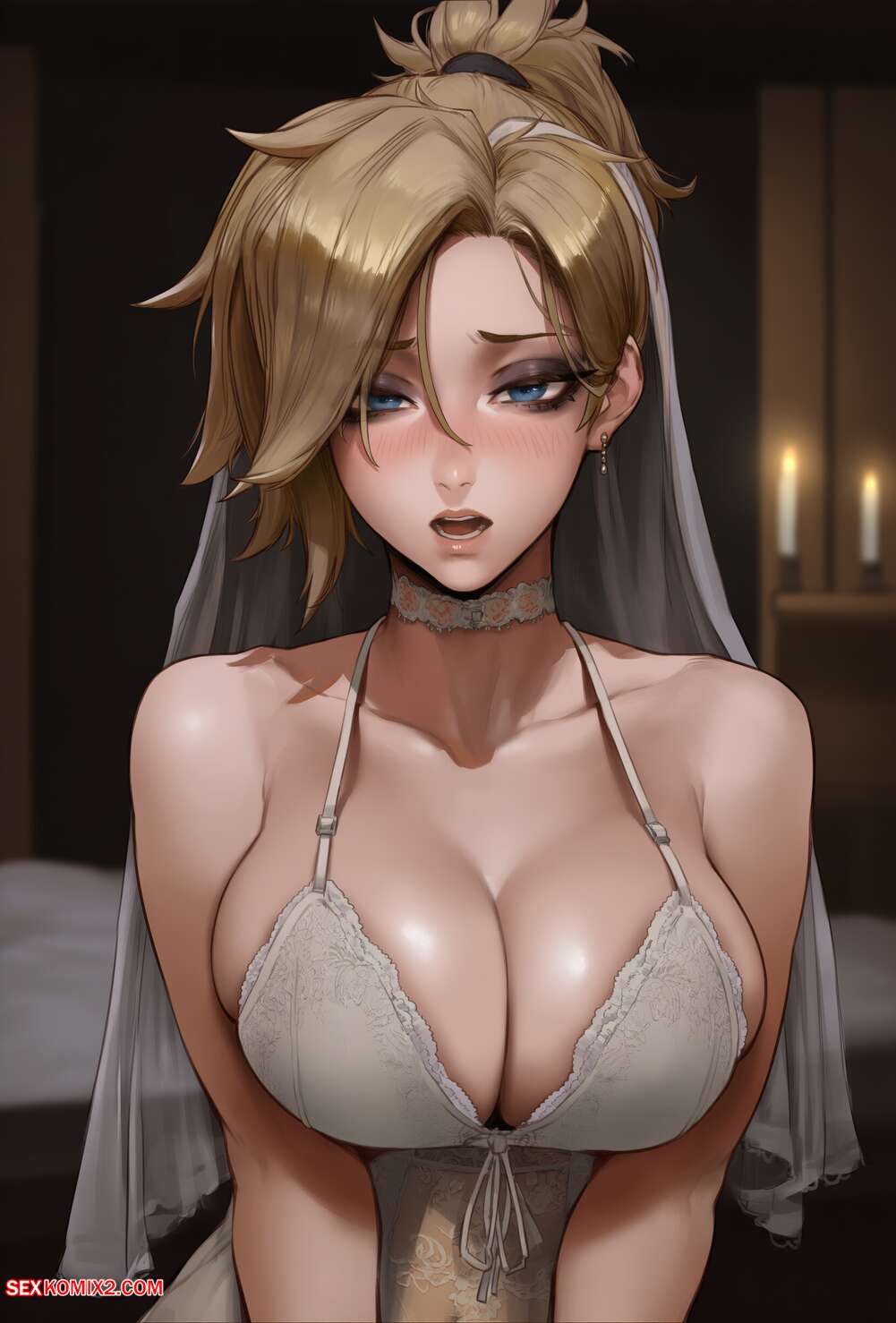 Porn comics Mercys Anniversary Gift. Overwatch. Potions