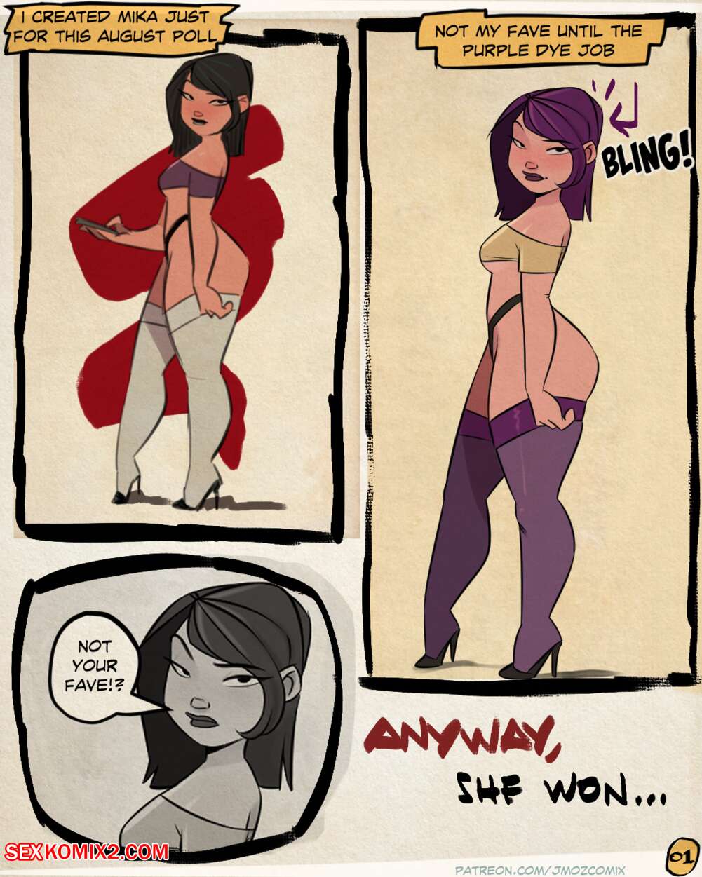 Porn comics Mikakomix. Chapter 1. Jmoz.