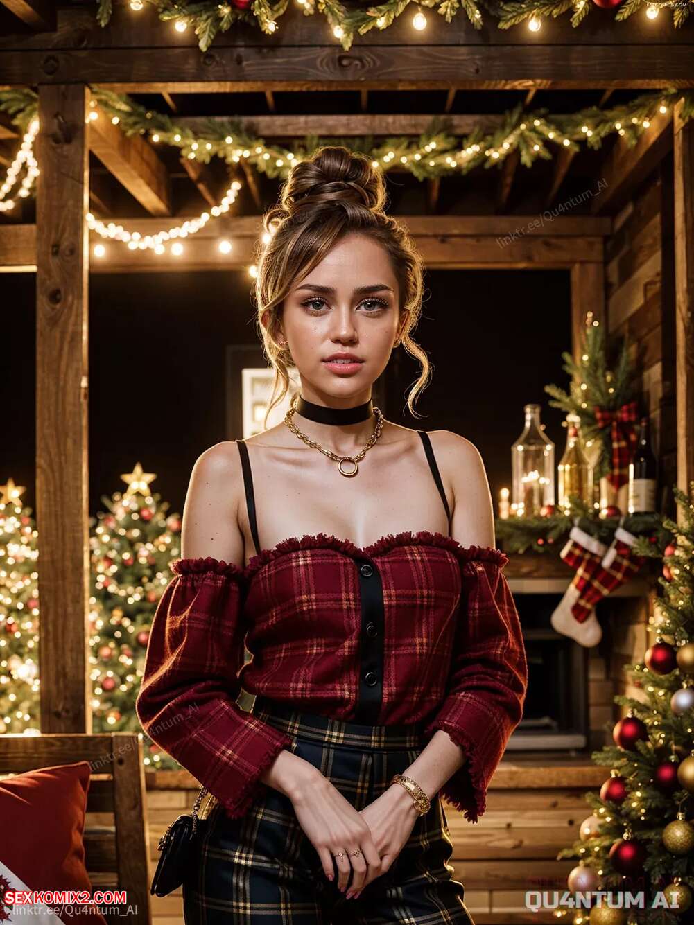 Porn comics Miley Cyrus. Festive Performance Christmas Singer Disney Actress. QuantumAI