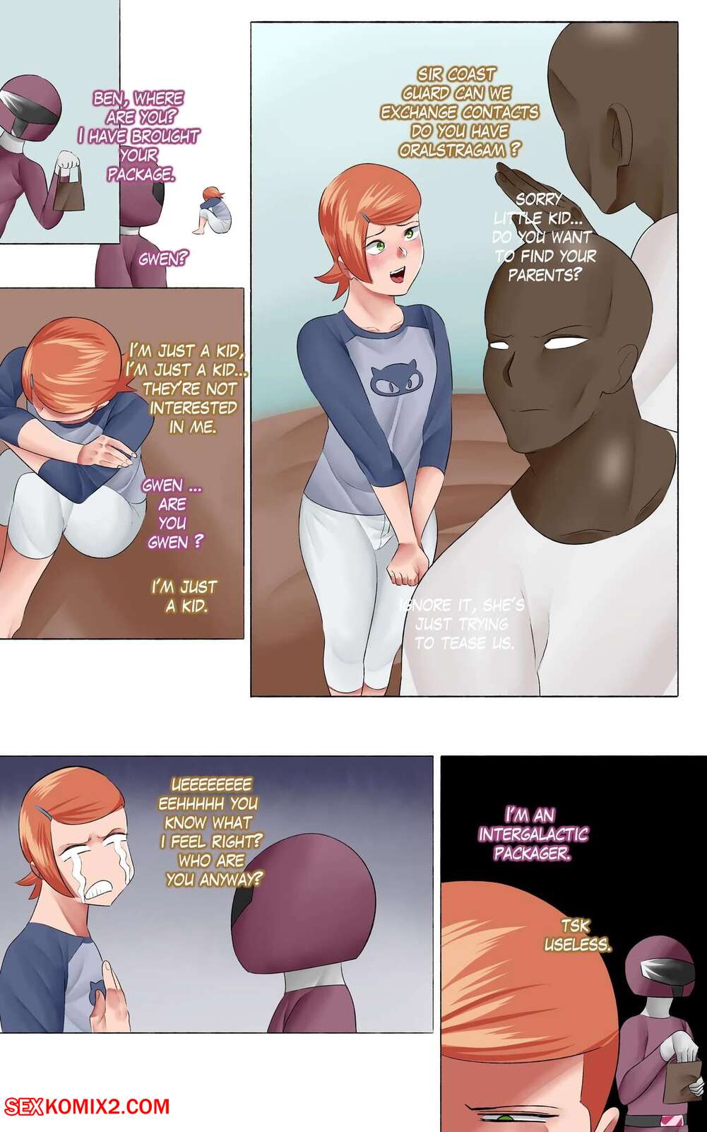 Porn comics Milf Cerum For Gwen. Neko Plus