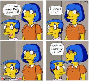Porn comics Milhouse Luann. B Intend