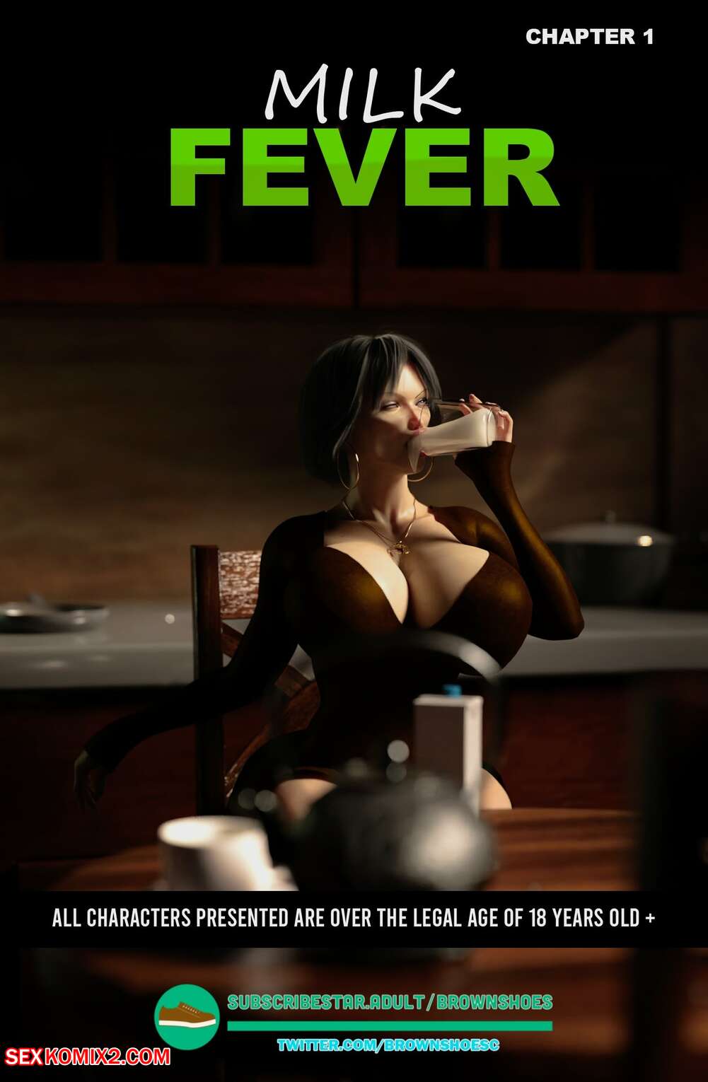 Porn comics Milk Fever. Brown Shoes