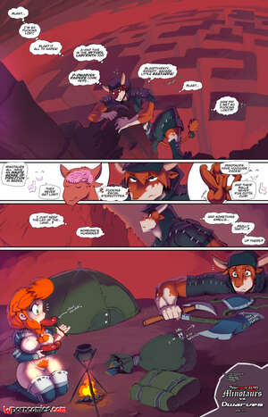 Porn comics Minotaurs VS Dwarves. Chapter 1. Fred Perry.