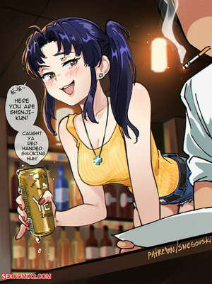 Porn comics Misatos Black Lagoon Bar. Snegovski