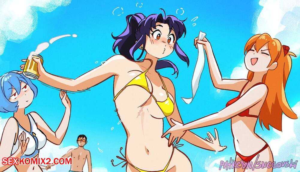 Porn comics Misatos summer time. Neon Genesis Evangelion. Snegovski