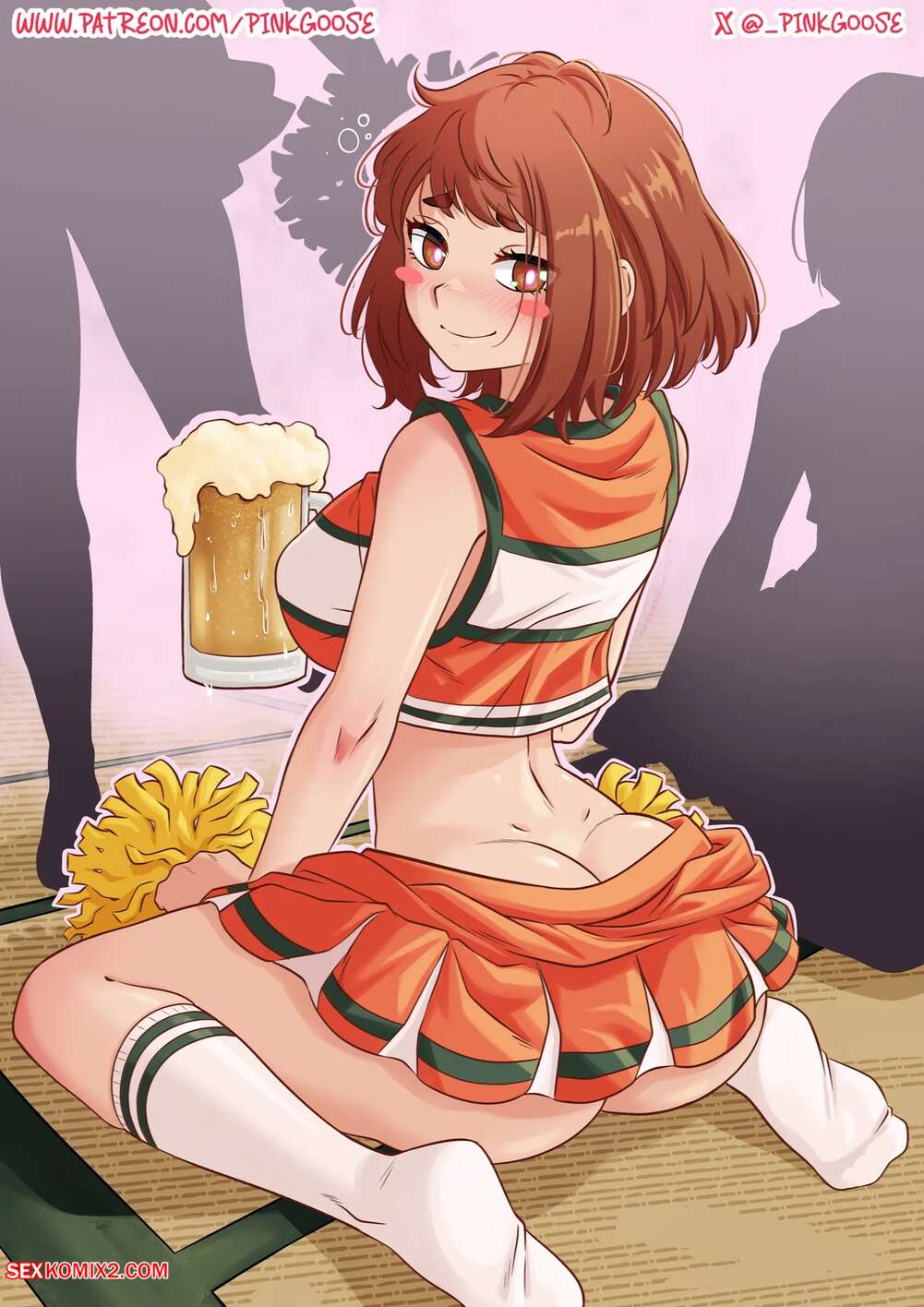 Porn comics Mission complete, now lets party. Ochako x Izuku Part 3. PinkGoose