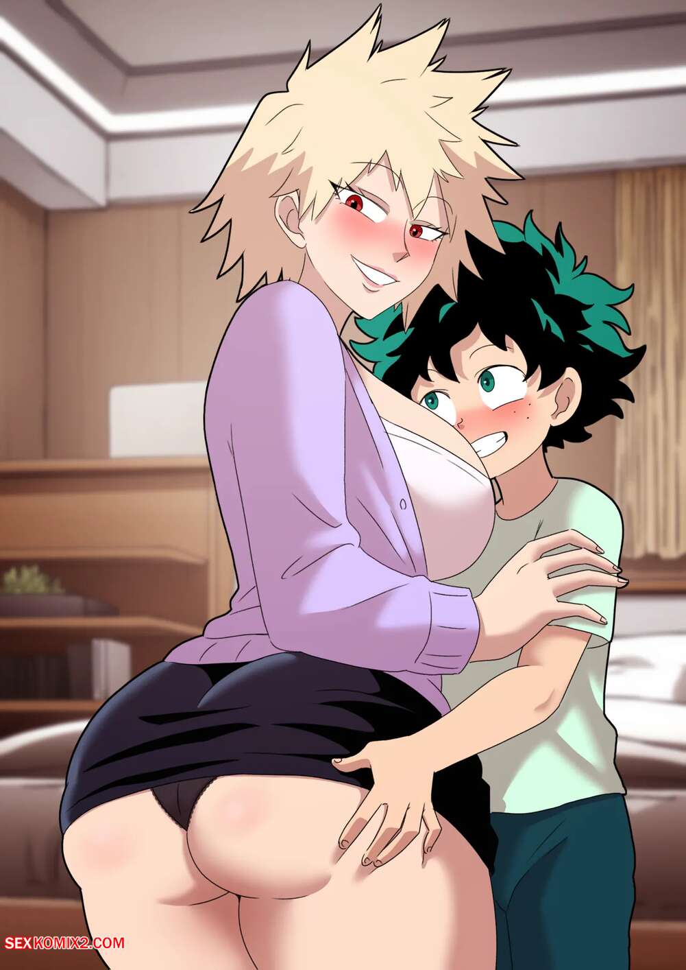 Porn comics Mitsuki and Izuku. My Hero Academia. Fufan.