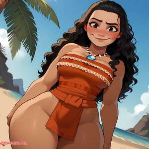 Porn comics Moana x BBC. Floxin