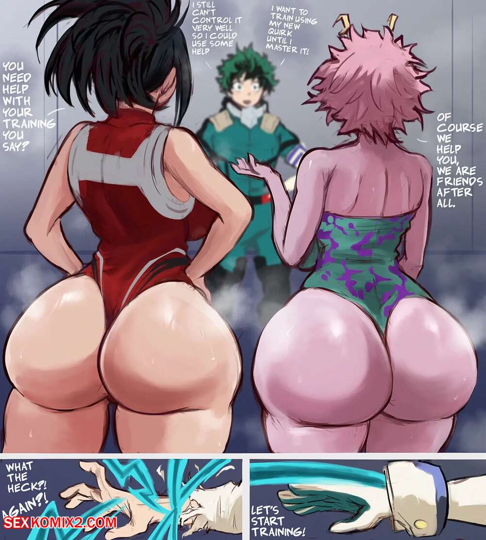 Porn comics Momo Yaoyorozo x Mina Ashido. Arachnart