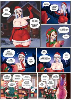 Porn comics Mrs. Claus. Chapter 1. Parvad.