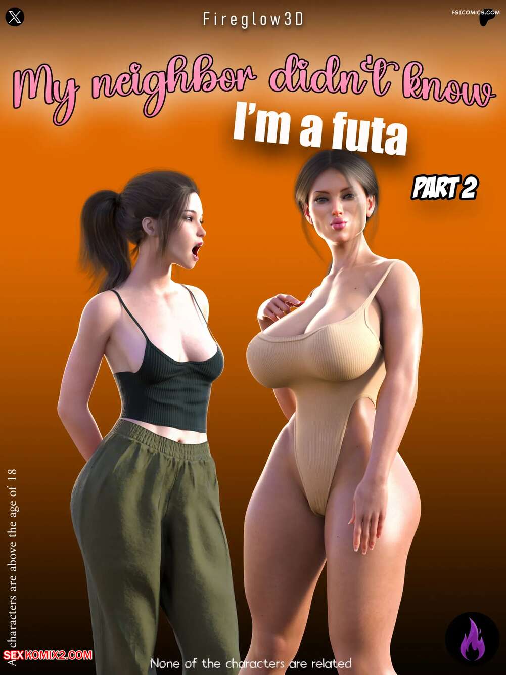 Porn comics My neighbor didnt know Im a futa. Chapter 2. Fireglow3D
