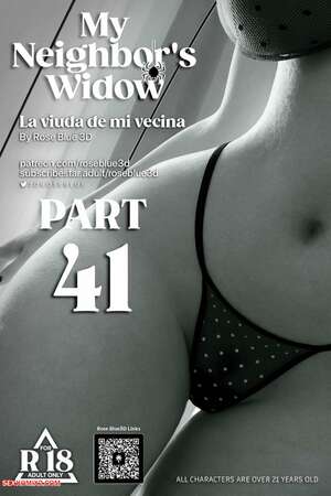 Porn comics My Neighbors Widow. Chapter 41. Rose Blue 3D