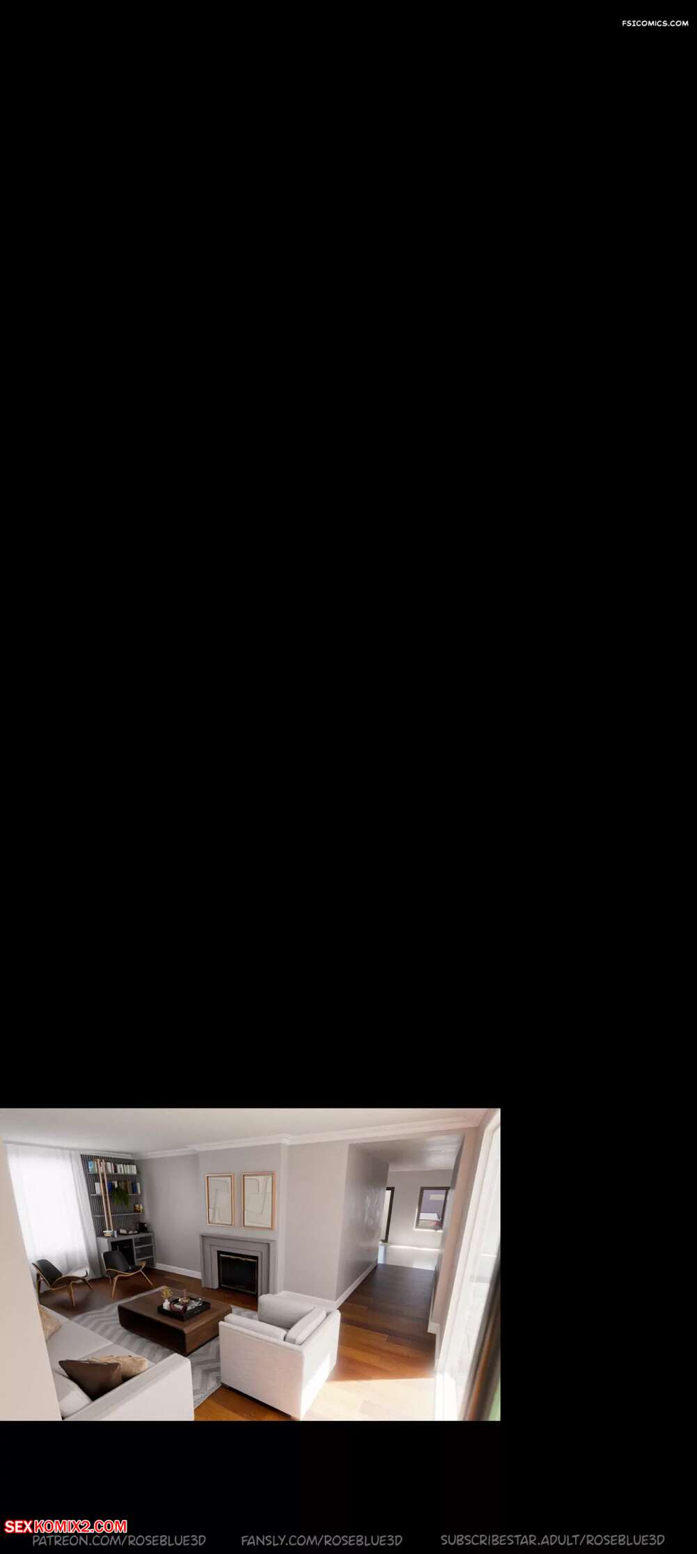 Porn comics My Neighbors Widow. Chapter 45. Rose Blue 3D