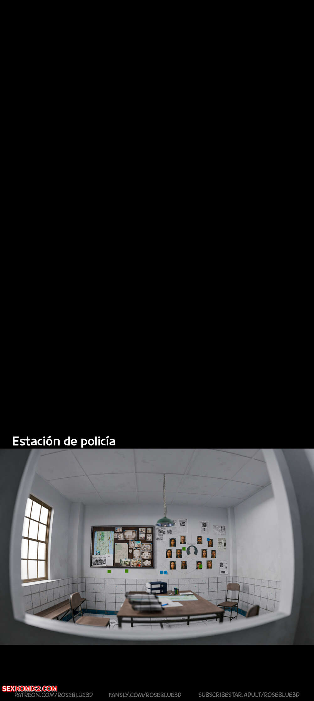 Porn comics My Neighbors Widow. Chapter 48. Rose Blue 3D