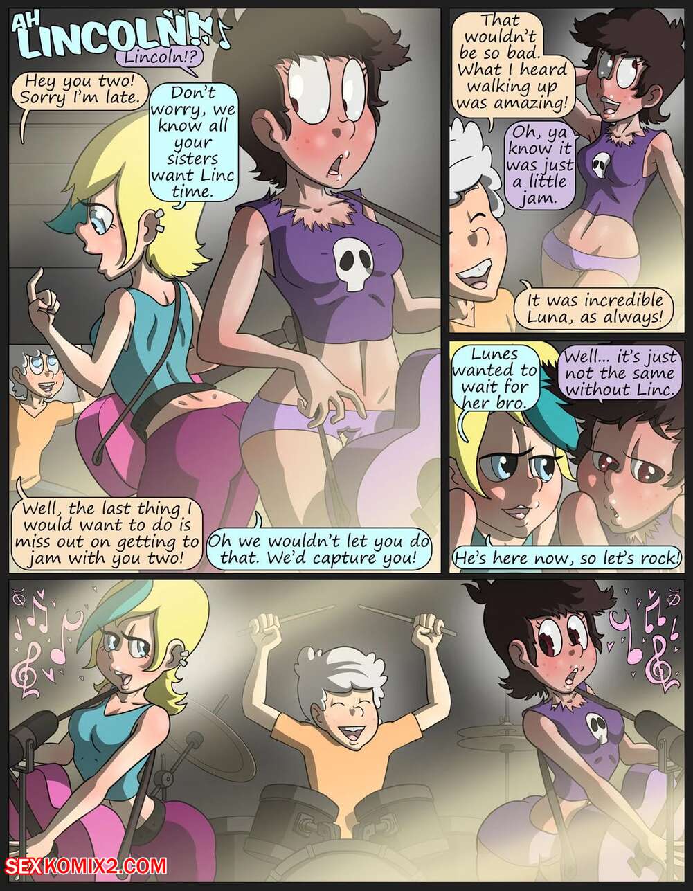 Porn comics My Sisters Friends. Chapter 3. The Loud House. MedullaMind.